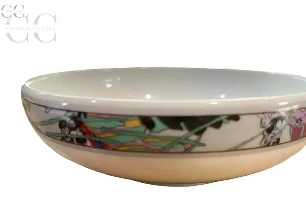 Bowl in porcellana Richard Ginori con design floreale e geometrico, ideale per tazze
