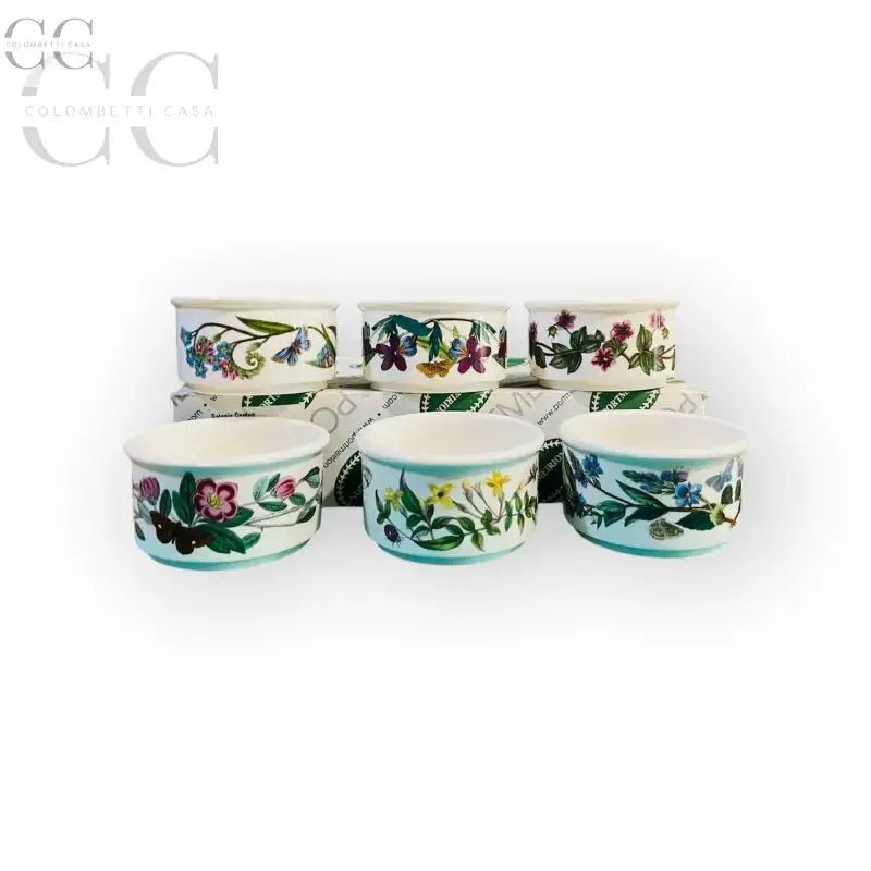 Set di sei ramekin in ceramica Portmeirion con motivo floreale