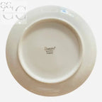 Piatto in porcellana bianca della serie Tazze caffè Domino in bone china