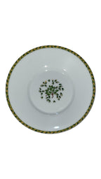 Set 6 tazze da the decoro verde e giallo porcellana di Limoges