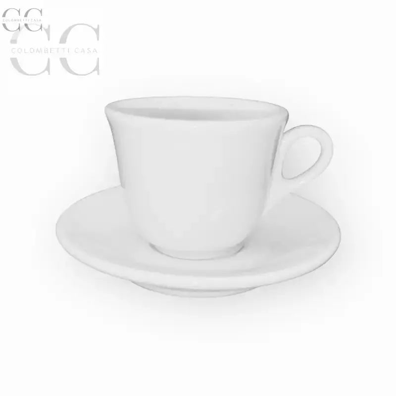 Set di tazzine Richard Ginori, elegante tazza e piattino in porcellana bianca