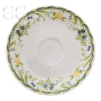 Set di tazzine da caffè Limoges con piatti decorati a motivi floreali