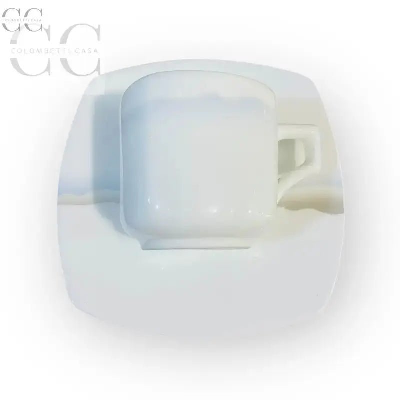 Tazzine Richard Ginori in porcellana bianca con piattino elegante