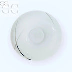 Lid in ceramica bianca con dettagli grigi per tazzine Richard Ginori Venezia Eceo