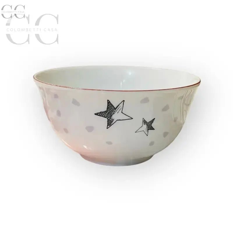 Set aperitivo con stelle porcellana Richard Ginori, elegante tazza decorata