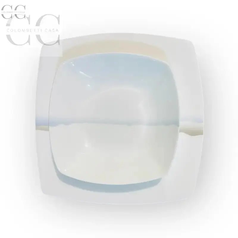 Set piatti-6pezzi-Vela orizzonti porcellana Richard Ginori piatto quadrato bianco