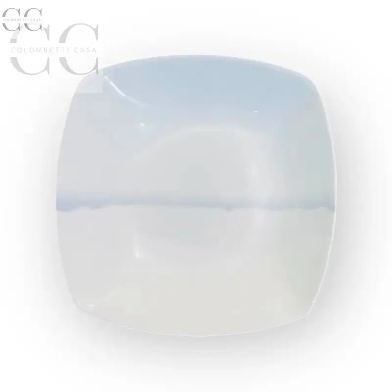 Ciotola quadrata in ceramica bianca del set Vela Orizzonti Richard Ginori