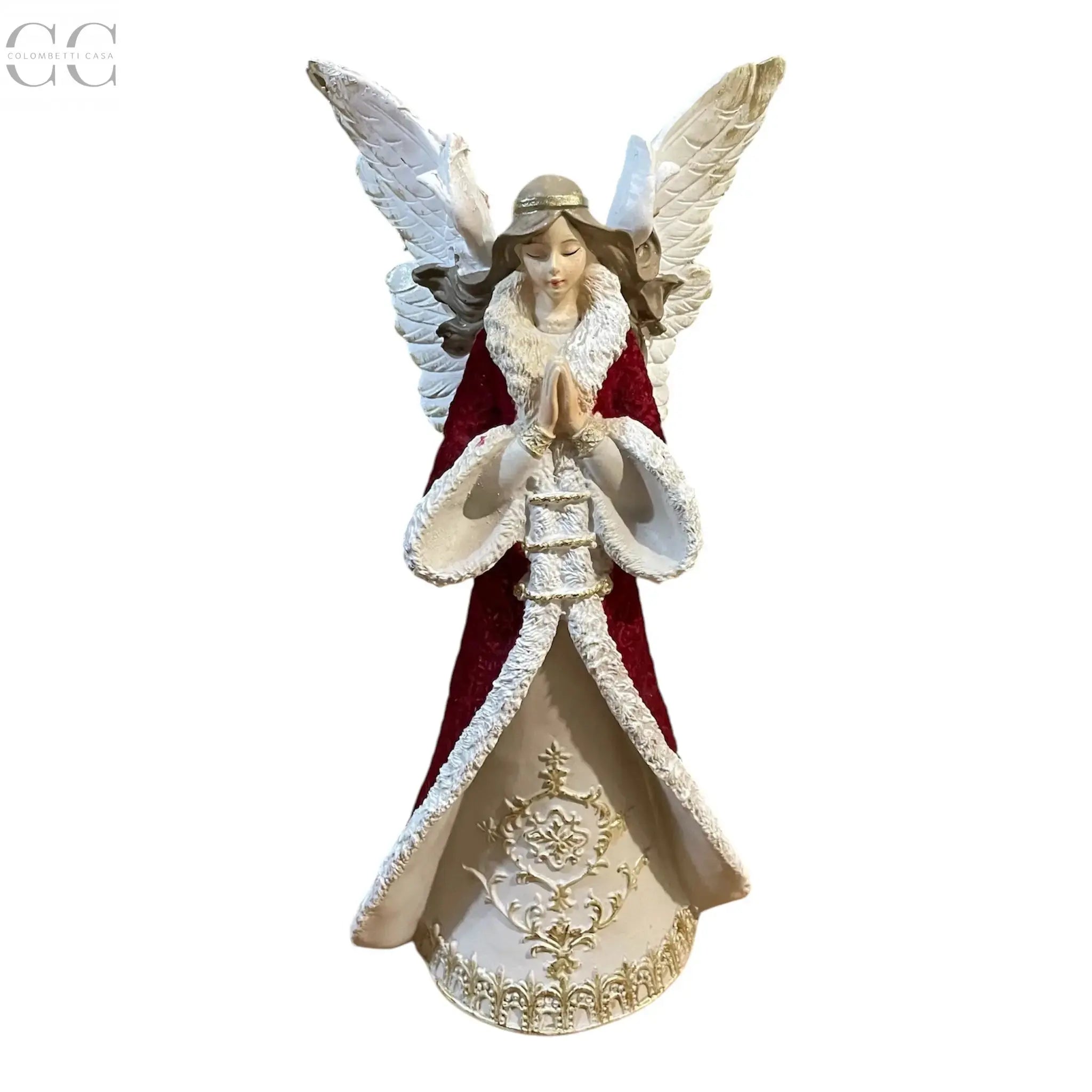 Statua Angelo in resina cm28 Le Stelle Christmas Colombetti Casa