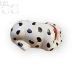 Figurina in ceramica di un cane dalmata, elegante e decorativa per la casa