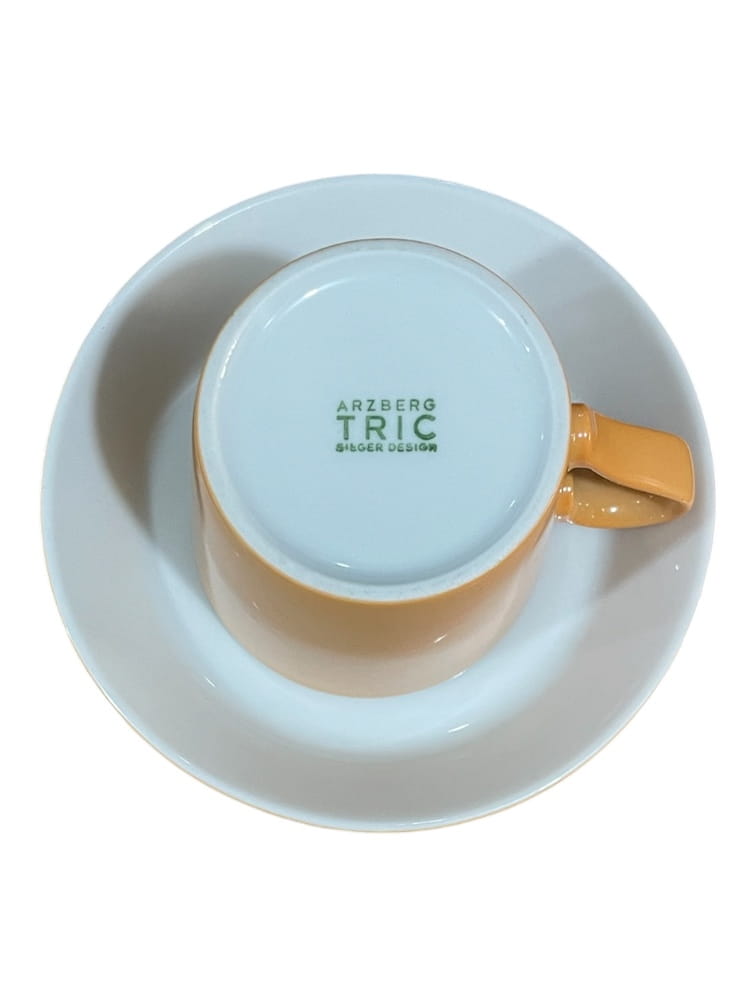 Tazza caffè con piatto Tric porcellana Azberg