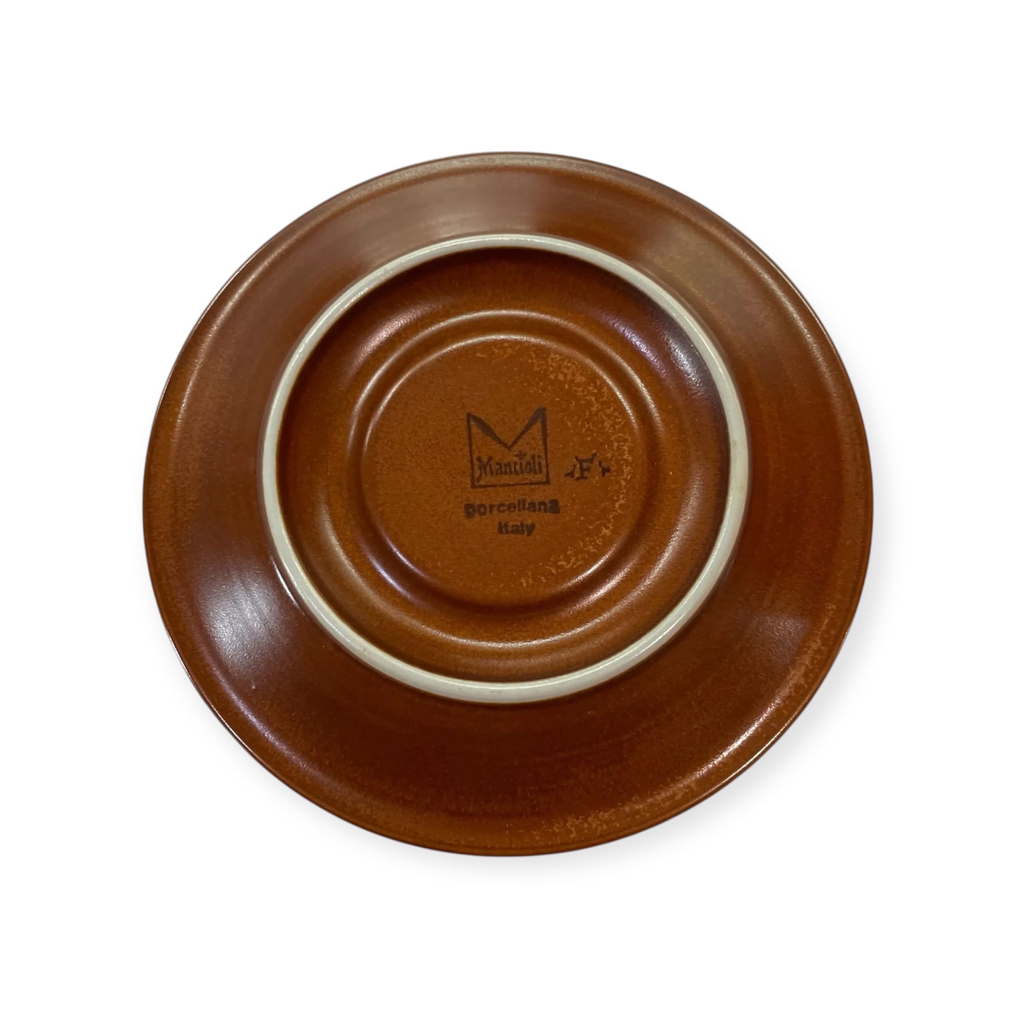 Tazza colazione porcellana Mancioli marrone