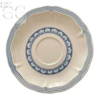 Saucer bianco con design floreale blu per Tazze Casa Azul Villeroy&Boch
