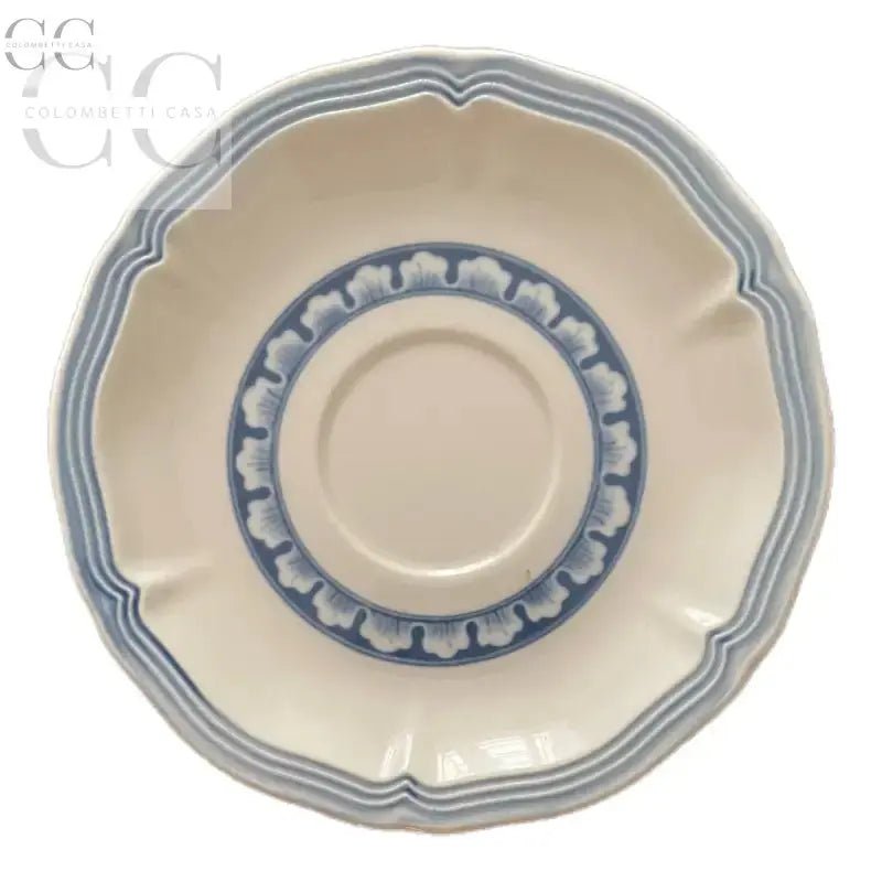 Saucer bianco con design floreale blu per Tazze Casa Azul Villeroy&Boch