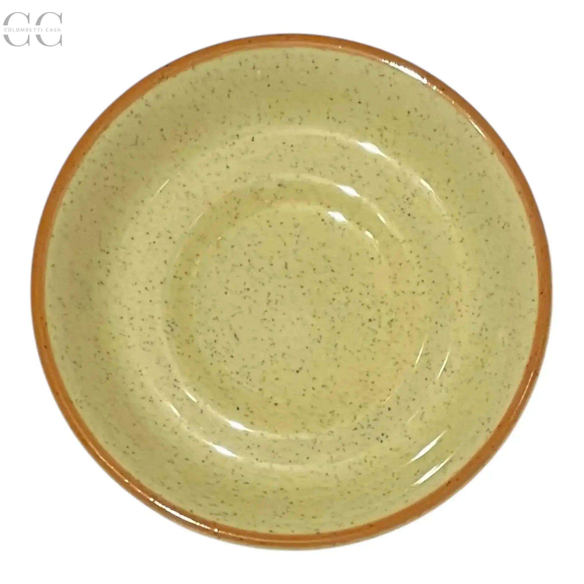 Tazze caffè con piatto giallo porcellana Mancioli Colombetti Casa