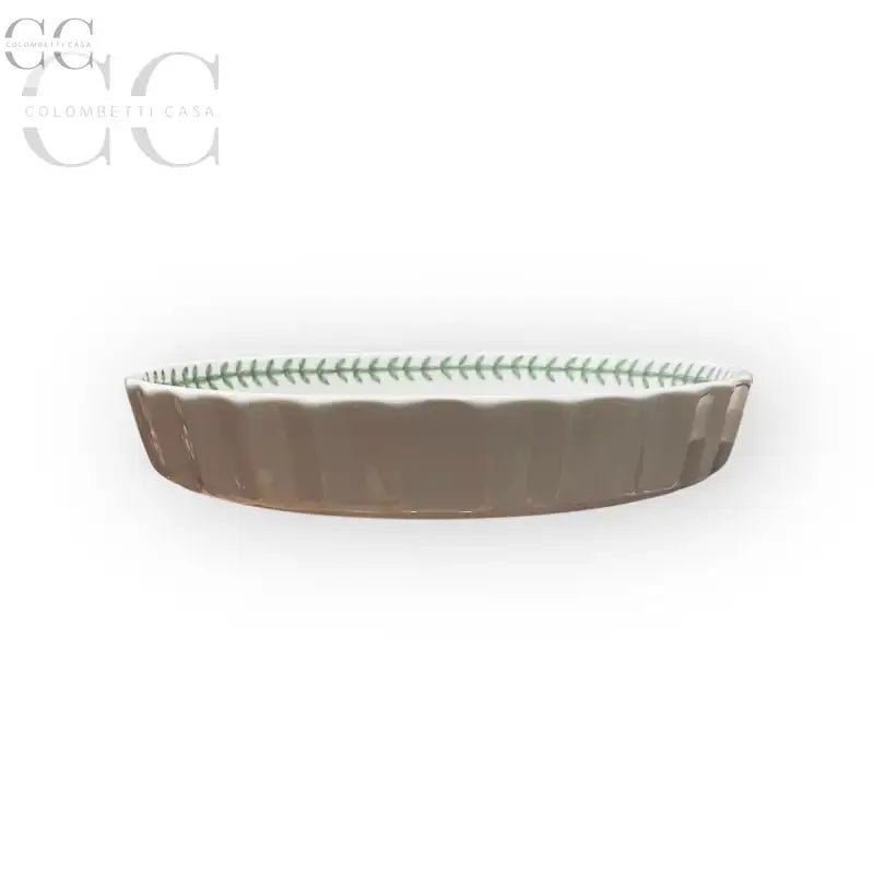 Teglia torta-crostata cm 27 Botanic Garden ceramica Portmeirion con motivo fogliare