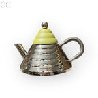 Teiera Archimede con coperchio colorato acciaio Stella Colombetti Casa