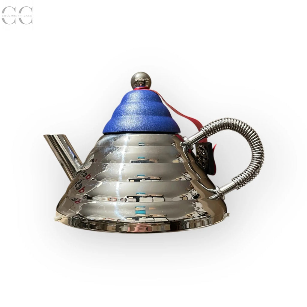 Teiera Archimede con coperchio colorato acciaio Stella Colombetti Casa