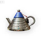 Teiera Archimede con coperchio colorato acciaio Stella Colombetti Casa