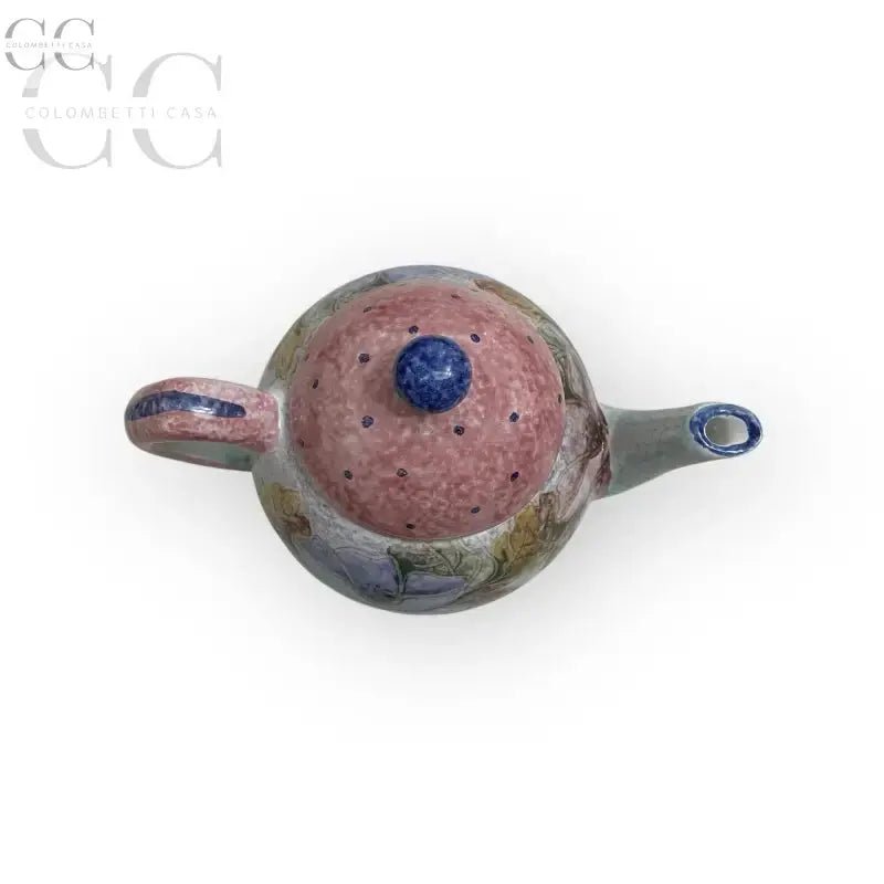 Teiera in ceramica decorata a mano Italica Ars, ideale per tazze e tazzine eleganti