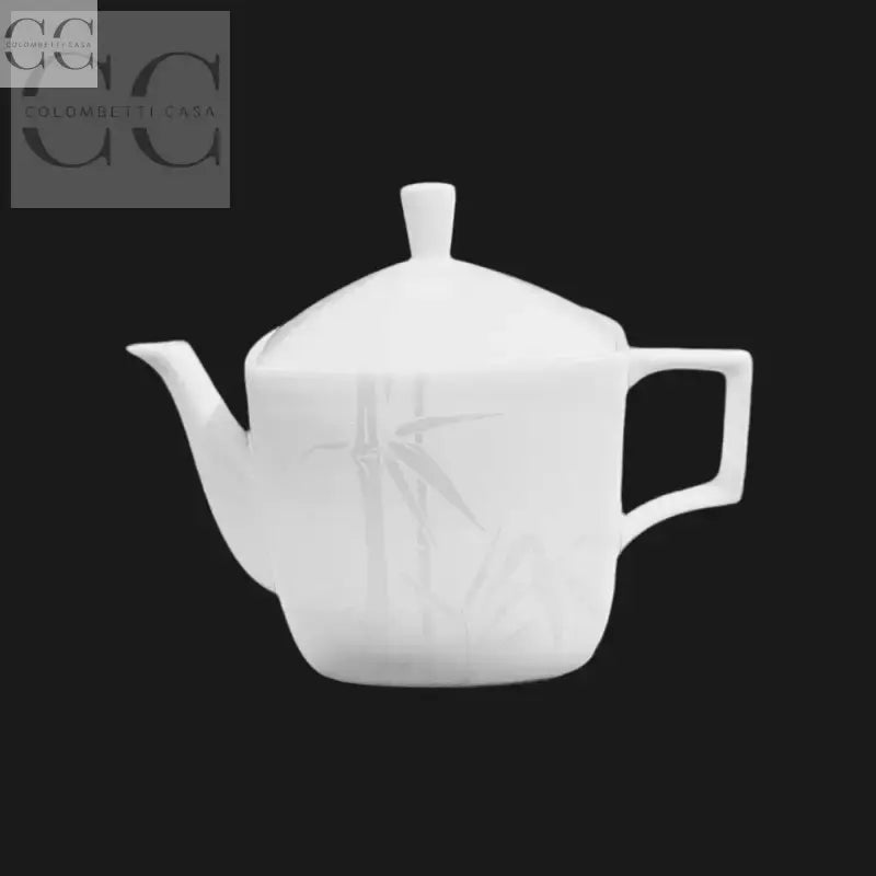 Teiera Vela in porcellana Richard Ginori con design in bamboo, accessorio elegante per tazze