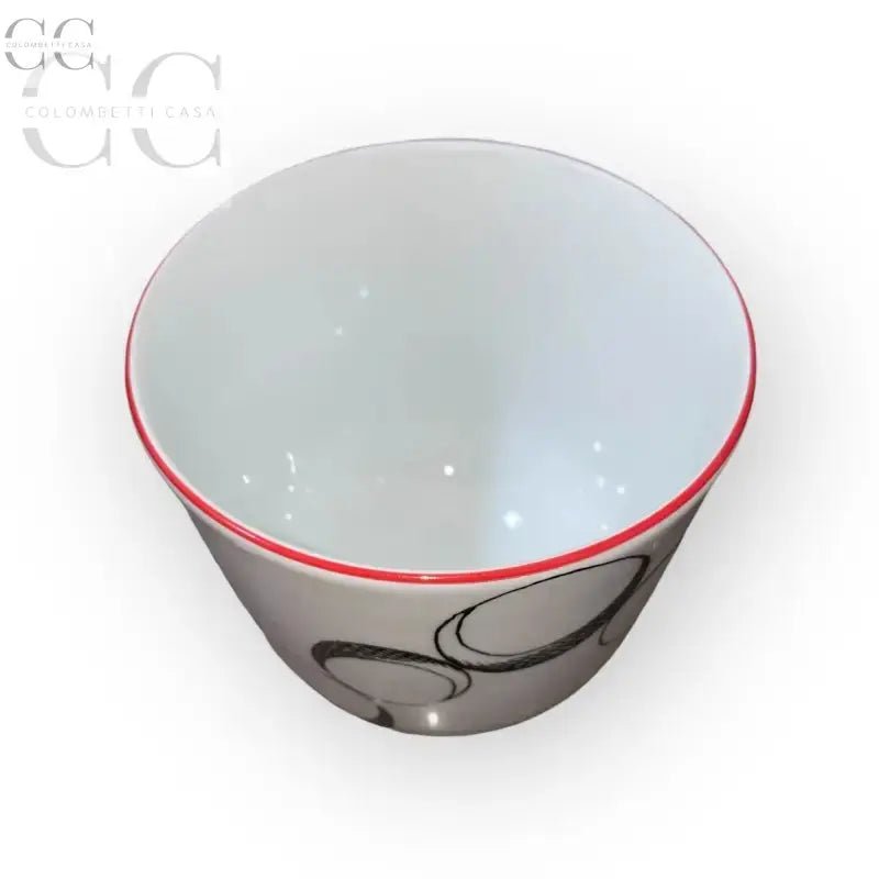 Vaso con stella cometa in porcellana Richard Ginori, tazza bianca con design elegante