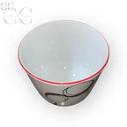 Vaso con stella cometa in porcellana Richard Ginori, tazza bianca con design elegante