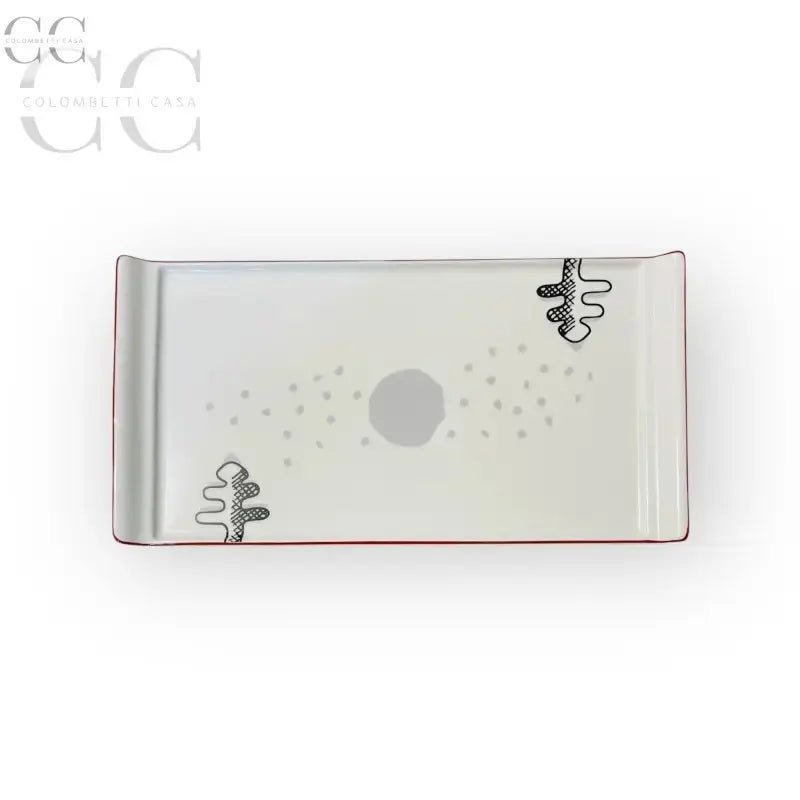 Vassoietto con alberi di Natale Richard Ginori, elegante porcellana decorativa