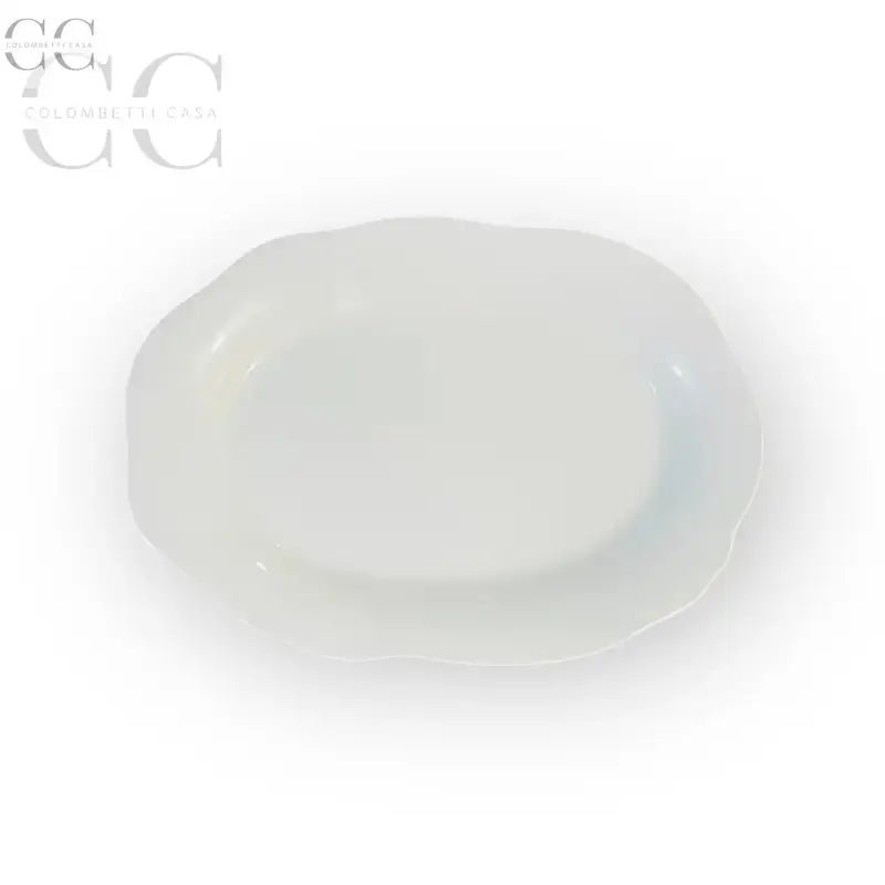 Piatto in vetro opale bianco Vassoio ovale Mira colore porcellana Villeroy&Boch