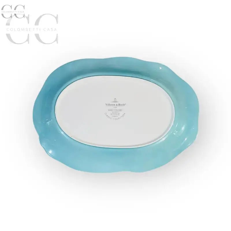 Vassoio ovale Mira colore porcellana Villeroy&Boch in turchese