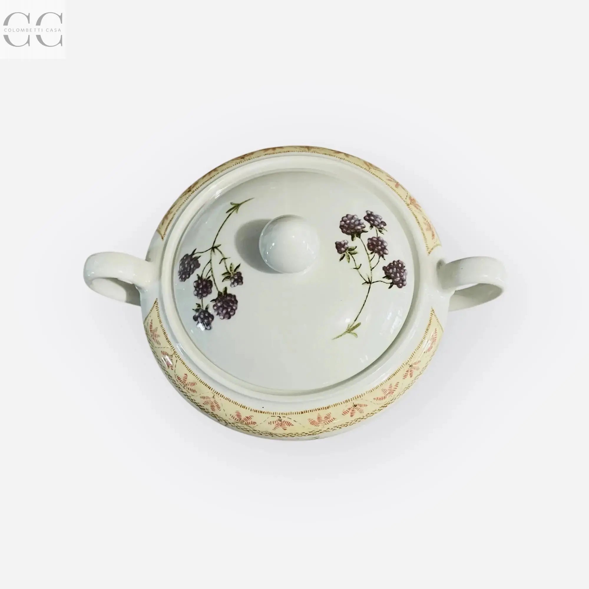 Zuccheriera ceramica Jhonson Bross Classic Fruit Colombetti Casa
