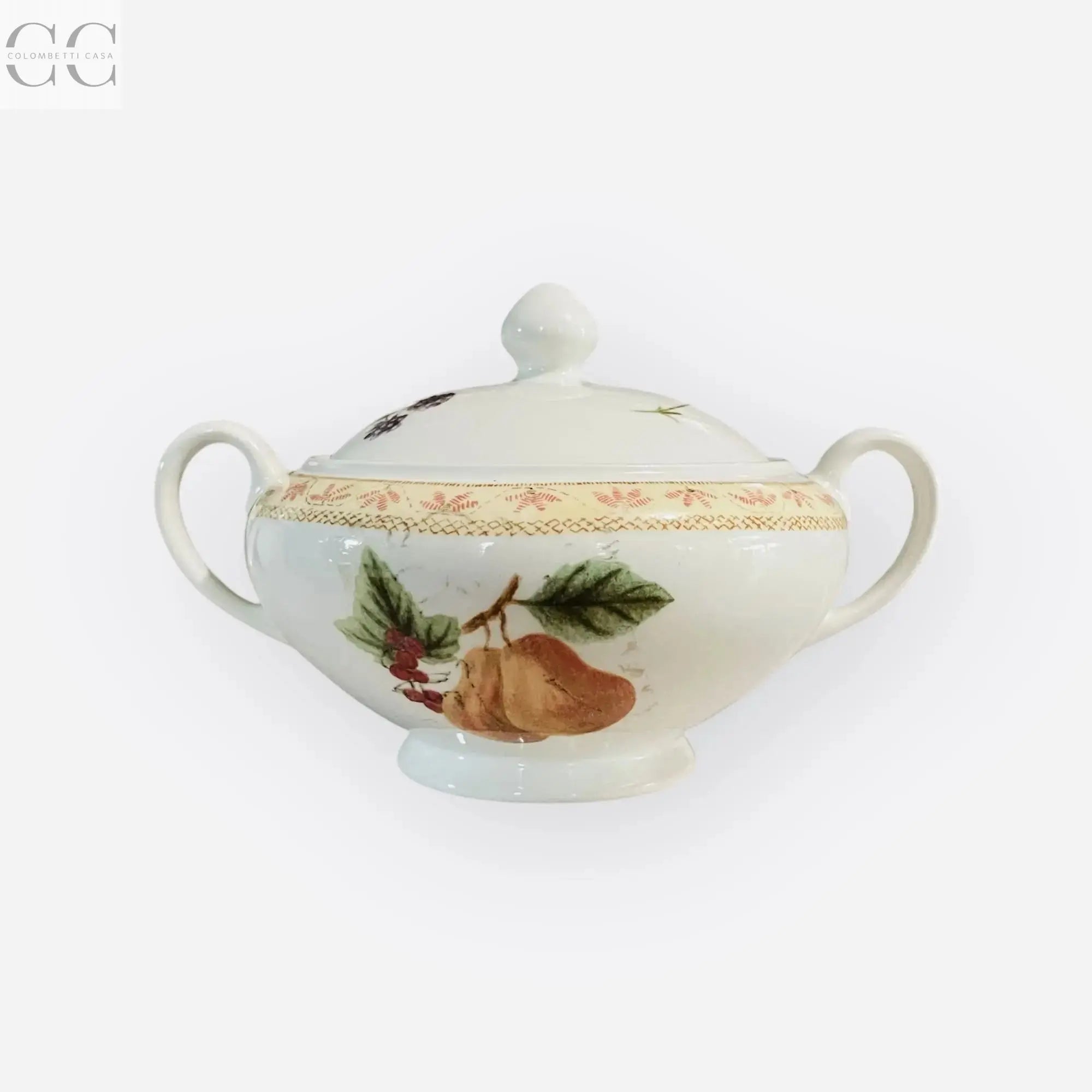 Zuccheriera ceramica Jhonson Bross Classic Fruit Colombetti Casa