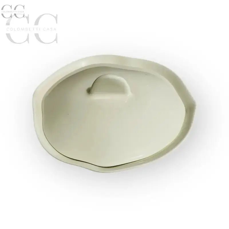 Piatto ovale in ceramica con centro rialzato Zuccheriera Mira Villeroy&Boch rosa