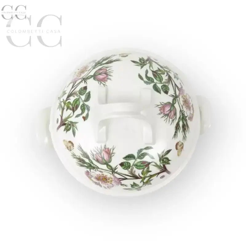 Coperchio in ceramica con motivo floreale della Zuppiera Botanic Garden Portmeirion
