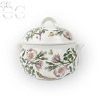 Zuppiera Botanic Garden ceramica Portmeirion con motivo floreale e coperchio