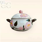 Casseruola bianca smaltata dipinta con fiori, Zuppiera Wild Rose Villeroy & Boch